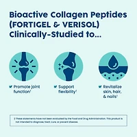 NativePath Joint Health Advanced Formula, Type 1 & 3 Peptides with Fortigel & Verisol, Grass-Fed Unflavored Collagen for Women & Men, 30 Servings