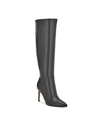 Nine West Women's Richy Pointy Toe Knee High Stiletto Boots