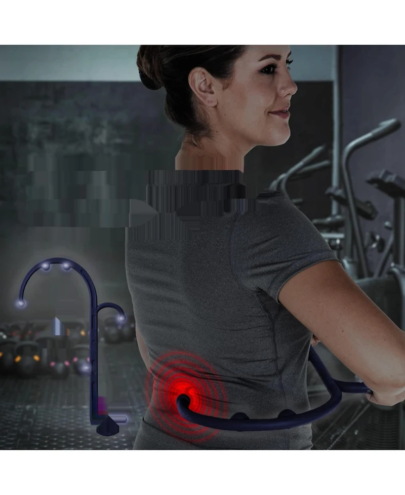 Liba Back and Neck Massager - Trigger Point Massage Tools for Pain Relief and Self Massage Hook Therapy Handheld Back Neck Shoulder Massager