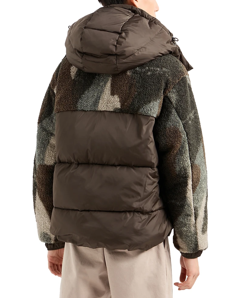 A|X Armani Exchange Men's Colorblocked Blouson Jacket