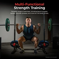 Sunny Health & Fitness Power Zone Squat Stand Rack Power Cage - Sf-XF9931