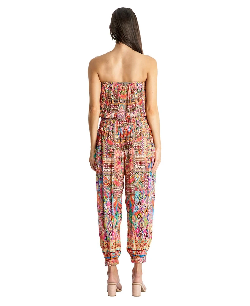La Moda Clothing Women's Wide Leg Jumpsuit