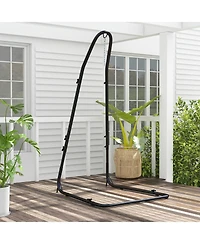 Slickblue Hammock Chair Stand Adjustable Swing Chair Stand with Safety Hook and Sturdy Chain