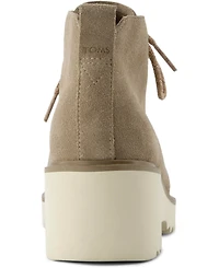 Toms Women's Maude Suede Lace Up Booties