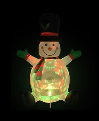 Northlight Inflatable Snowman with Top Hat - 4-Inch