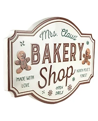 Northlight Gingerbread Metal Christmas Wall Sign - 18-Inch