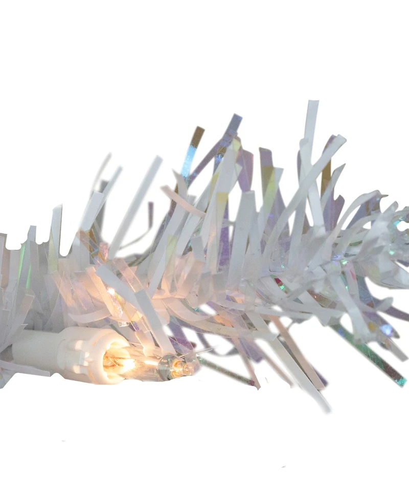 Northlight 2' White Iridescent Pine Artificial Christmas Tree