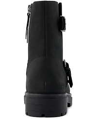 Toms Women's Ionie Moto Buckle Lug Sole Boots
