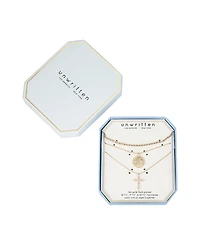 Unwritten Cubic Zirconia Saint Christopher Cross Layered Pendant Necklace Set