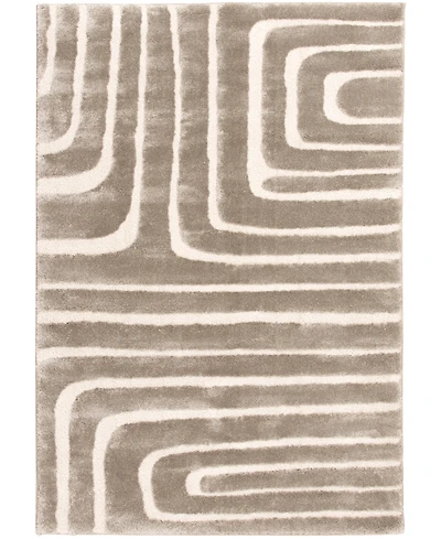 Mink Home Leisure Reef 5'3"x7'7" Area Rug