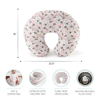 The Peanutshell Nursing Pillow for Breastfeeding, Breast Feeding Pillows for Babies, New Baby Essentials, Magnolia