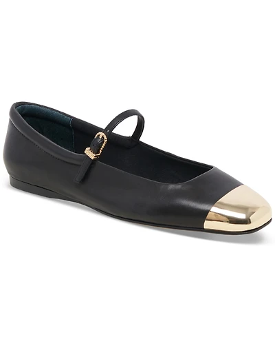 Dolce Vita Women's Reyes Cap-Toe Mary Jane Ballet Flats