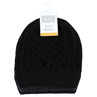 Hudson Baby Unisex Triple Knit Hat Set