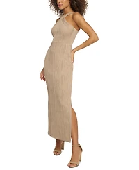 Siena Women's Wavy-Texture Sleeveless Maxi Dress