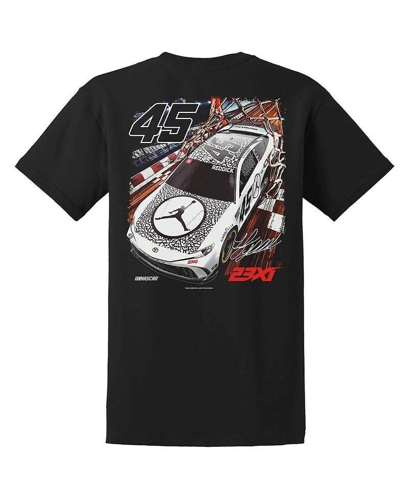 23xi Racing Men's Black Tyler Reddick Jordan Car T-Shirt