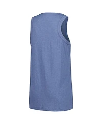 Soft as a Grape Women's Navy Atlanta Braves Gauze High Neck Tank Top
