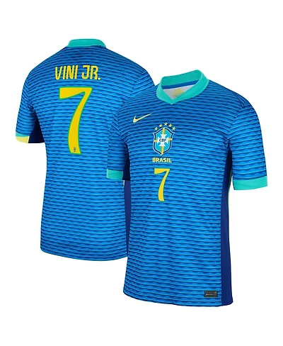Nike Men's Vini Jr. Blue Brazil National Team 2024 Away Replica Jersey