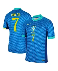 Nike Men's Vini Jr. Blue Brazil National Team 2024 Away Replica Jersey