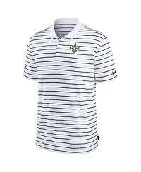 Nike Men's White New Orleans Saints Sideline Lock Up Victory Performance Polo