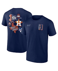 Fanatics Men's Navy Houston Astros Split Zone T-Shirt