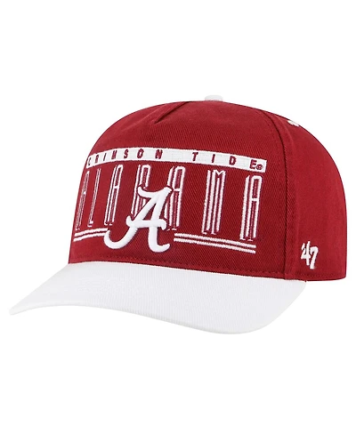 '47 Brand Men's Crimson Alabama Crimson Tide Double Header Hitch Adjustable Hat