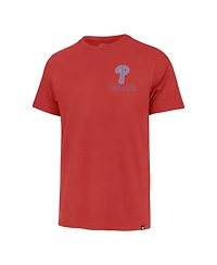 '47 Brand Men's Red Philadelphia Phillies Hang Back Franklin T-Shirt