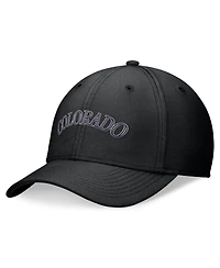 Nike Men's Black Colorado Rockies Evergreen Performance Flex Hat