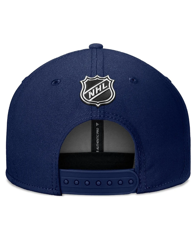 Fanatics Men's Navy New York Rangers Authentic Pro Training Camp Snapback Hat