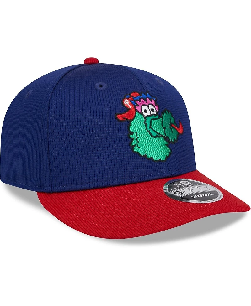 New Era Men's Navy Philadelphia Phillies 2024 Batting Practice Low Profile 9FIFTY Snapback Hat
