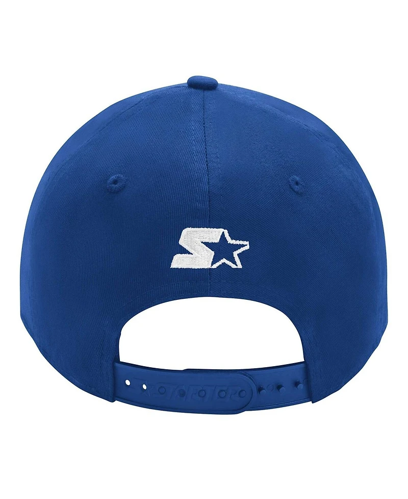 Starter Men's Blue New York Rangers Primary Logo Adjustable Hat