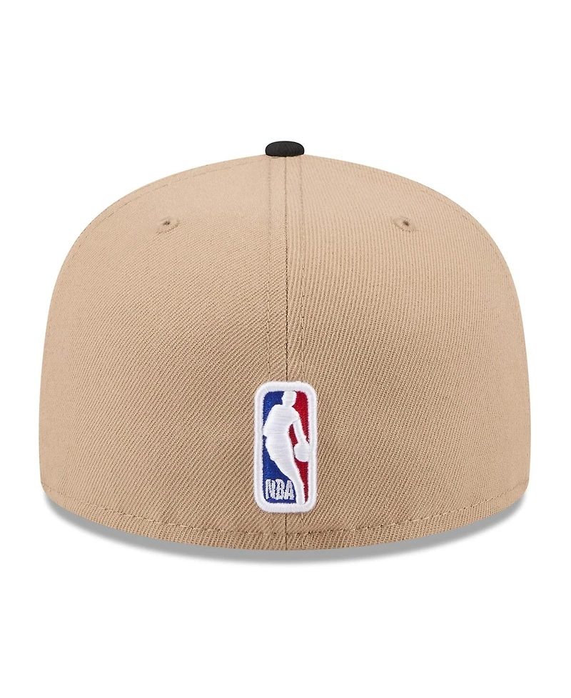 New Era Men's Tan/Black Utah Jazz 2024 Nba Draft 59FIFTY Hat