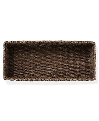 Casafield Bathroom Storage Baskets - Set of 2, Espresso