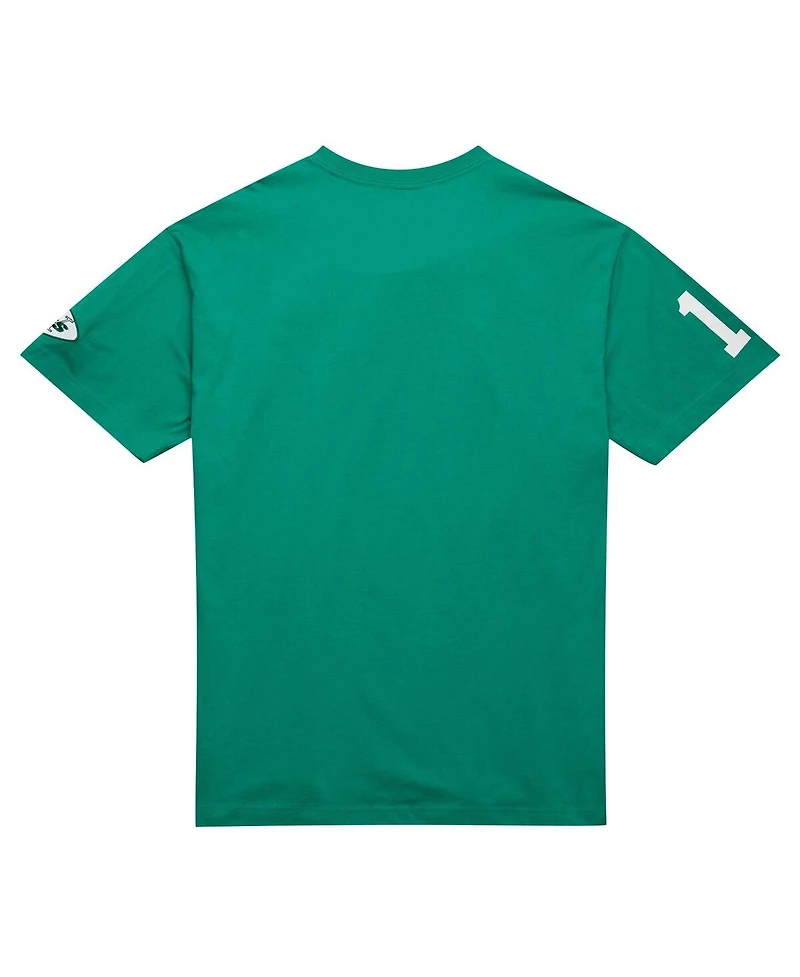 Mitchell & Ness Men's Joe Namath Kelly Green New York Jets Retired Player Nickname T-Shirt