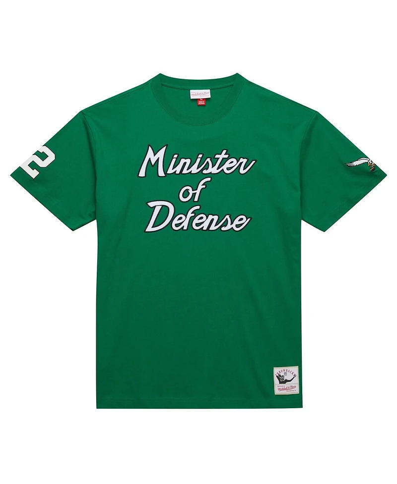 Mitchell & Ness Men's Reggie White Kelly-Green Philadelphia Eagles Retired Player Nickname T-Shirt
