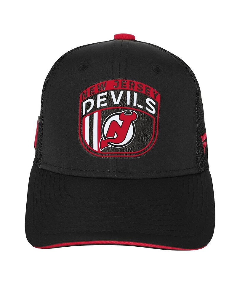 Fanatics Big Boys and Girls Black Boston Bruins 2024 Nhl Draft on Stage Trucker Adjustable Hat