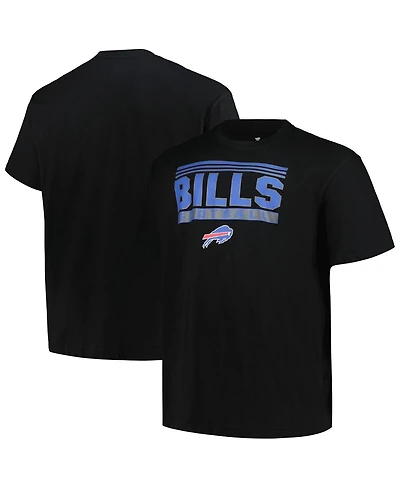 Fanatics Men's Black Buffalo Bills Big Tall Pop T-Shirt