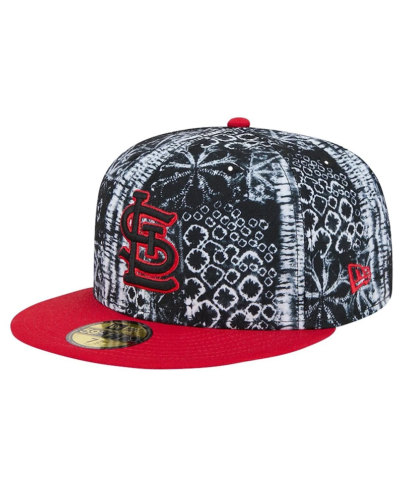 New Era Men's Black St. Louis Cardinals Sands 59FIFTY Fitted Hat