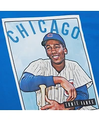 Mitchell & Ness Men's Ernie Banks Royal Chicago Cubs Cooperstown Collection Collectors Connection T-Shirt