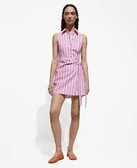 Mango Women's Wrap Shirt Dress