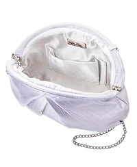Nina Metallic Sheen Soft Pleated Clutch