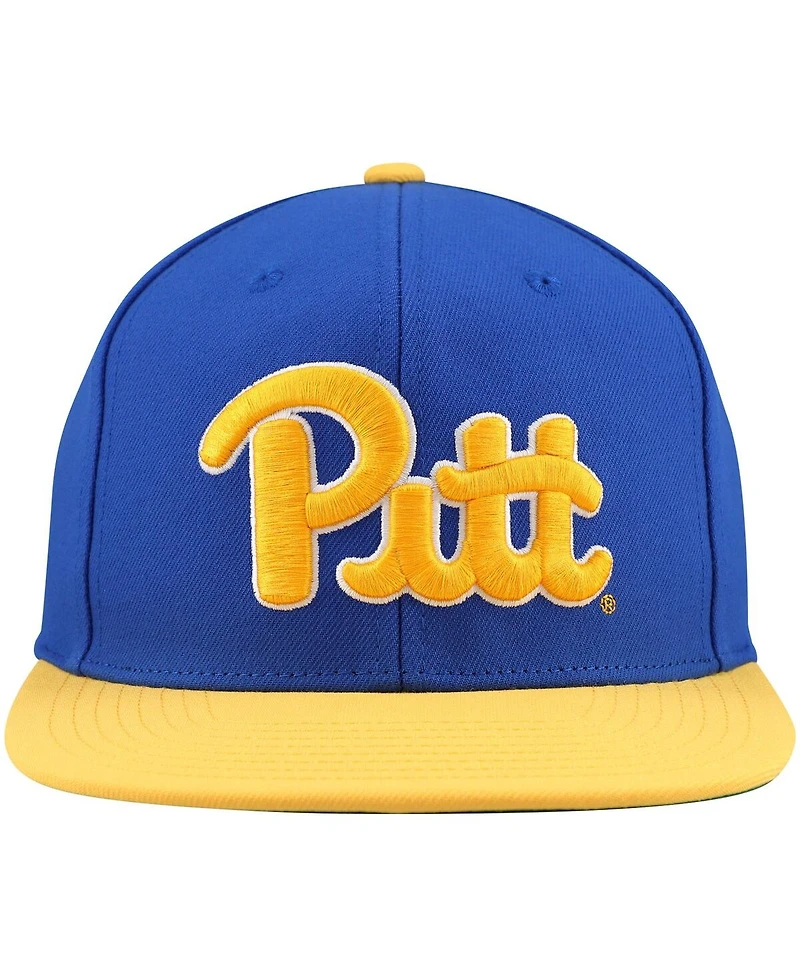 Mitchell & Ness Men's Royal/Gold Pitt Panthers 2-Tone 2.0 Snapback Hat