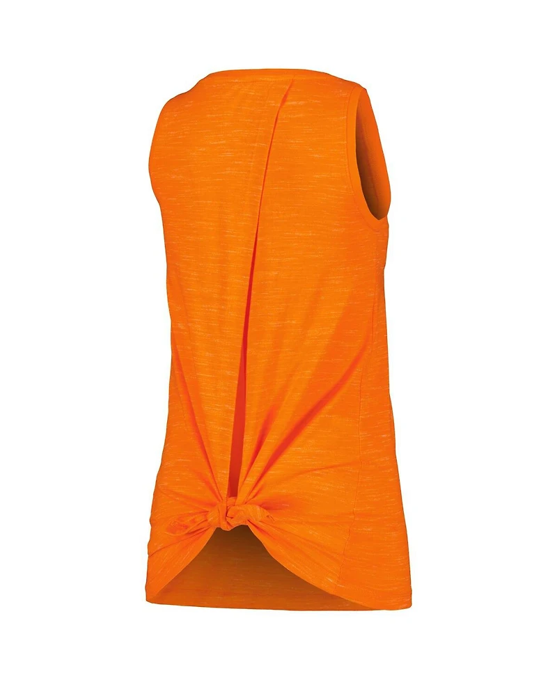 New Era Women's Orange Cincinnati Bengals Space Dye Active Tank Top
