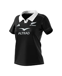 Adidas Women's Black New Zealand Rugby 2024/25 Home Replica Jersey