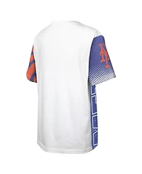 Outerstuff Big Boys and Girls White New York Mets Impact Hit Bold T-Shirt