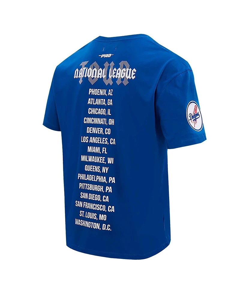 Pro Standard Men's Royal Los Angeles Dodgers Oversized City Tour T-Shirt
