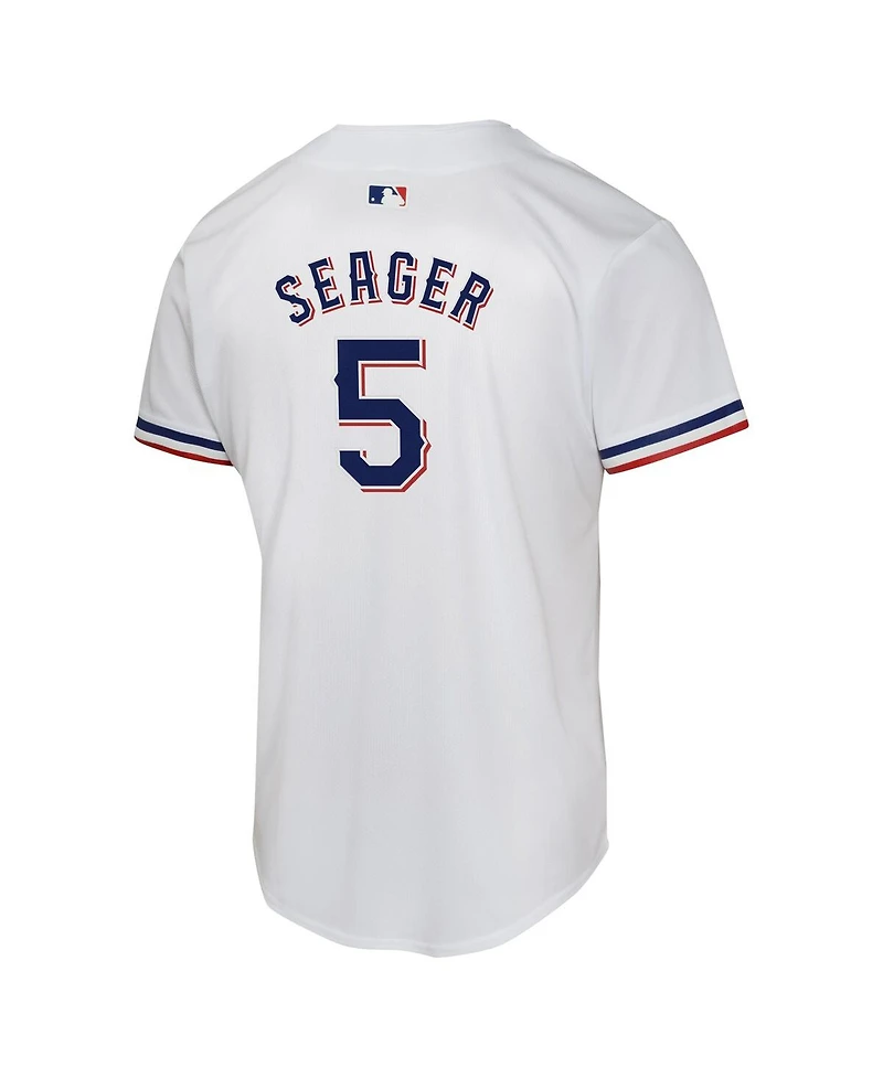 Nike Big Boys and Girls Corey Seager White Texas Rangers Home Game Player Jersey