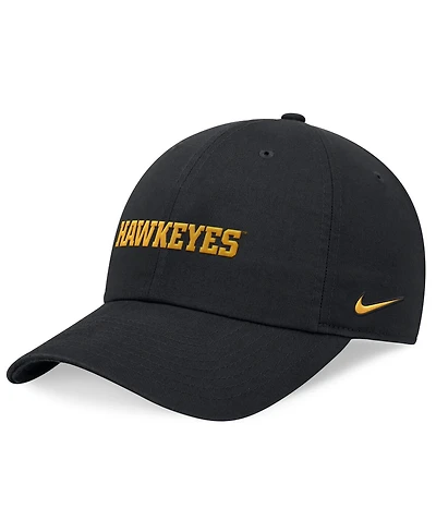 Nike Men's Black Iowa Hawkeyes 2024 On-Field Club Adjustable Hat