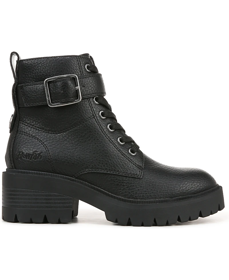 Blowfish Malibu Women's Jagger Lace Up Lug Sole Booties