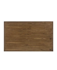 Streamdale Furniture Farmhouse Counter Height Dining Table, Antique Brown, 59.1"W X 36.5"H