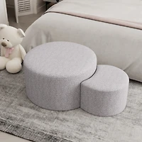 Streamdale Furniture Nesting Ottoman Coffee Tables: Cozy & Versatile